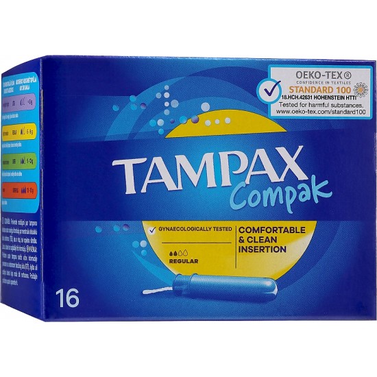 Tampax Compak Regular (16 τεμ)